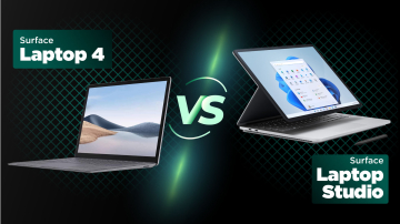Surface Laptop Studio vs Surface Laptop 4: Đều khủng, nhưng không khó để lựa chọn